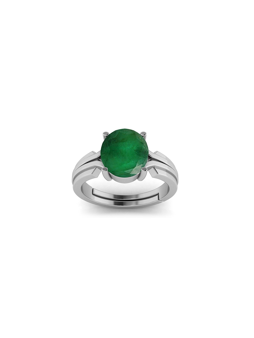 

LMDPRAJAPATIS Unisex Embellished Ring, Green