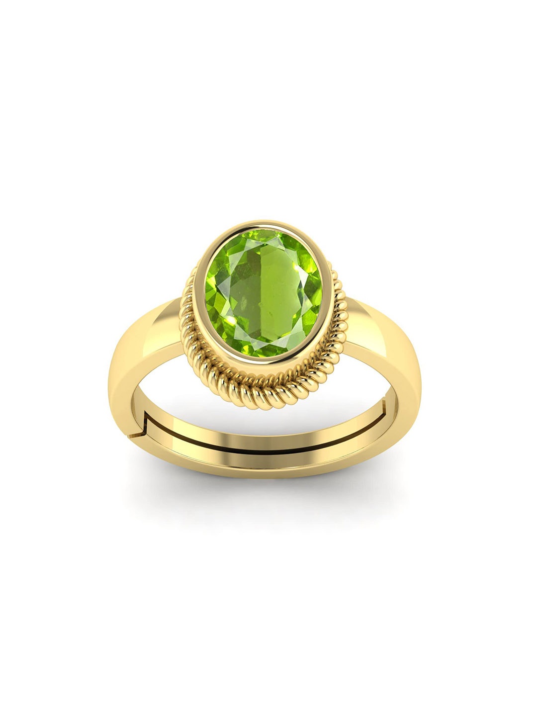 

LMDPRAJAPATIS Unisex Embellished Ring, Yellow