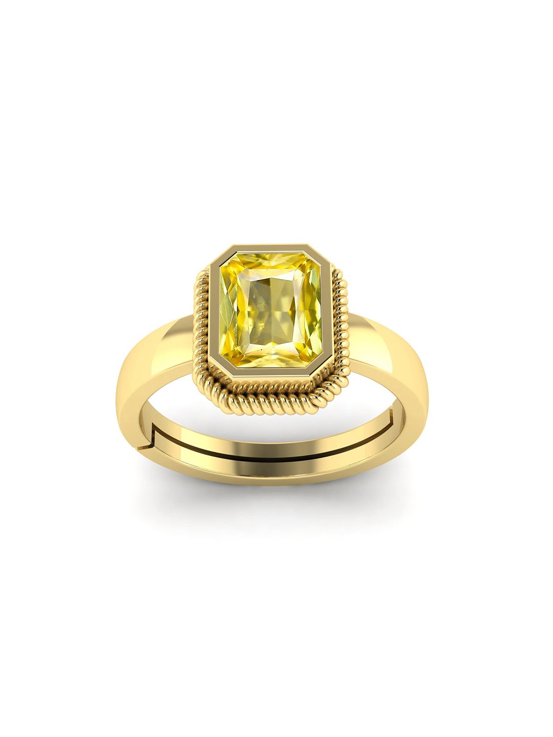 

LMDPRAJAPATIS Unisex Embellished Ring, Gold