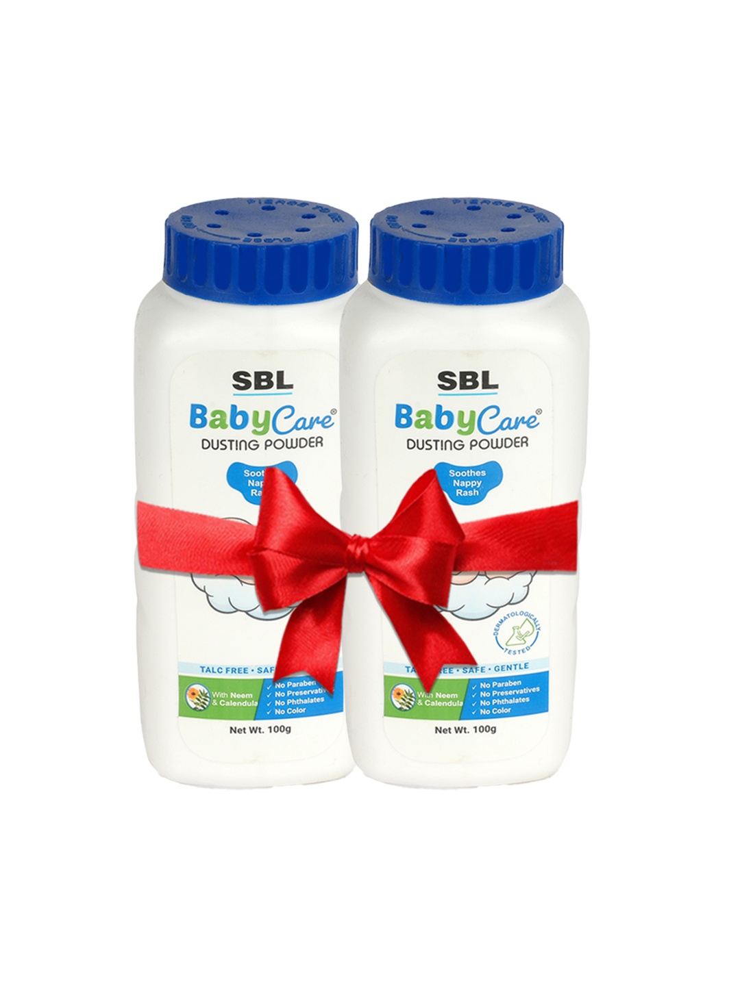 

SBL Set Of 2 Baby Care Dusting Powder - 100 g Each, White