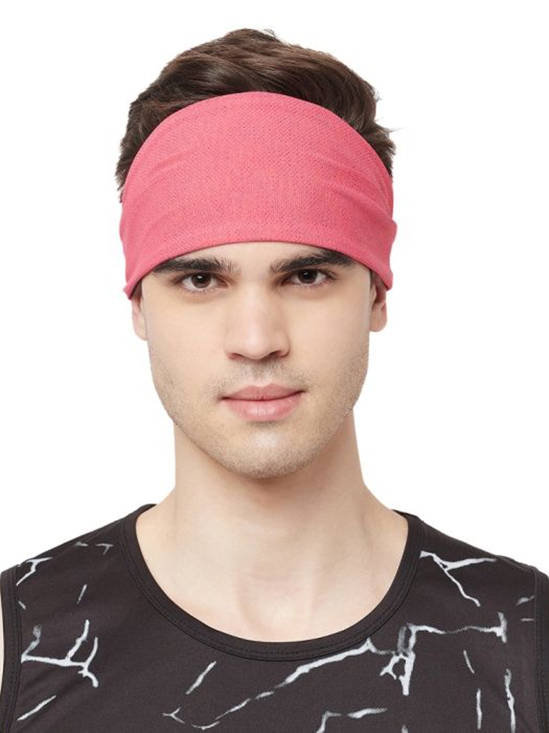 

Fabme Men Pack of 4 Chill Wrap Headband, Black