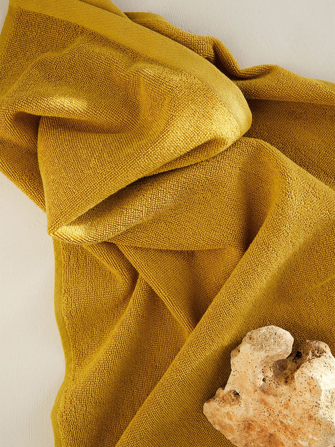 

H&M Yellow Pure Cotton Terry Hand Towel