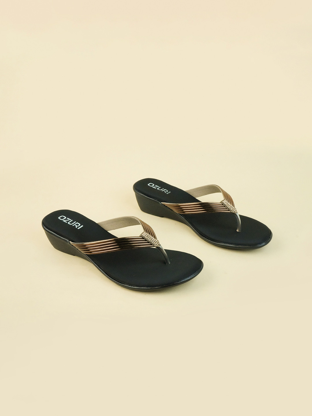 

Ozuri Party Wedge Sandals, Copper