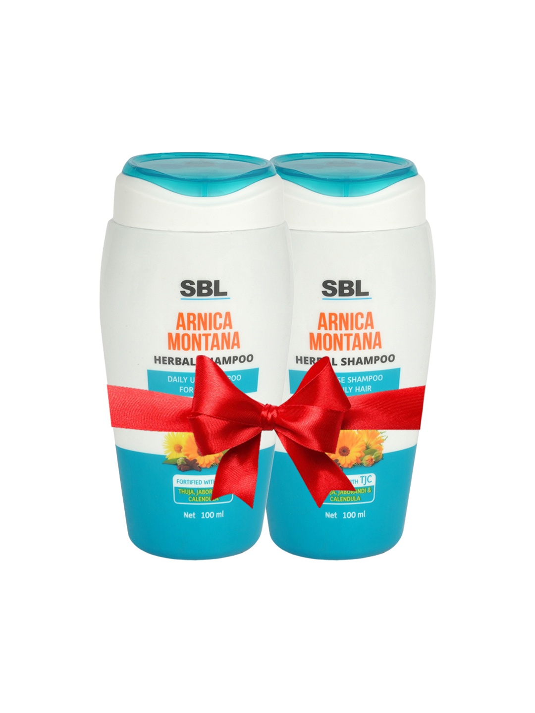 

SBL Set of 2 Arnica Montana Herbal Daily Use Shampoo for Oily Hair - 100 ml each, White
