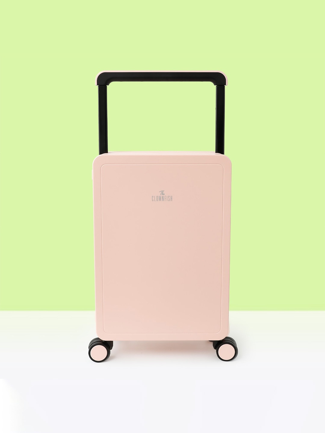 

THE CLOWNFISH Celeste Hard Sided Cabin Trolley Bag, Pink