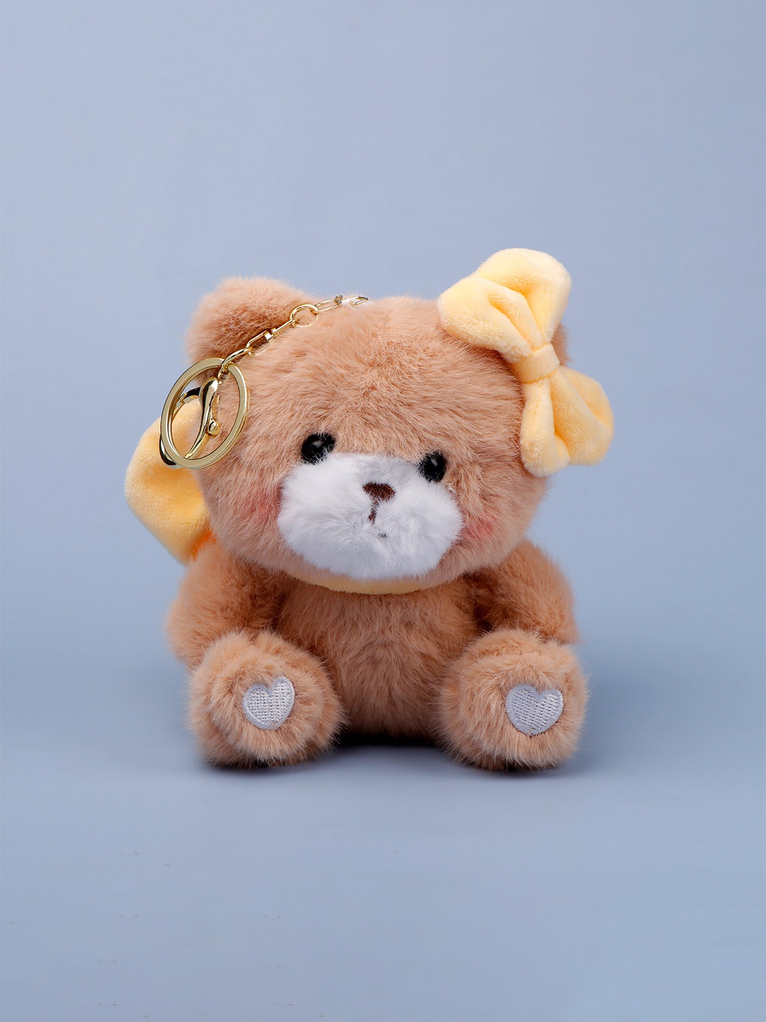 

Archies Mini Teddy With Bow Pulshie Keychain, Brown