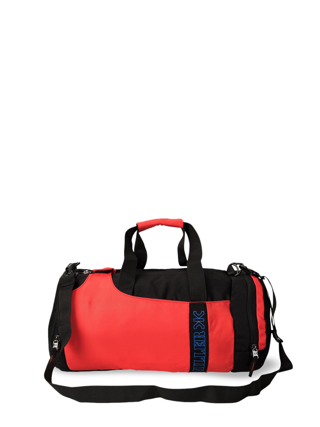 

Killer Eaton Colourblocked Medium Sports or Gym Duffel Bag - 1 Litre, Red