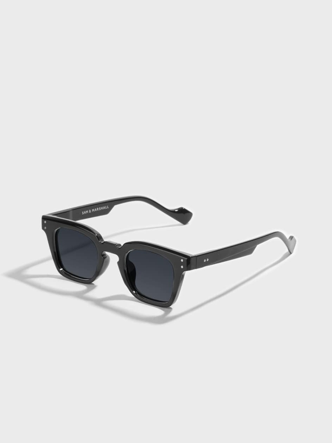 

SAM & MARSHALL Unisex Wayfarer Sunglasses with UV Protected Lens JOHANNES_BLACK_2693