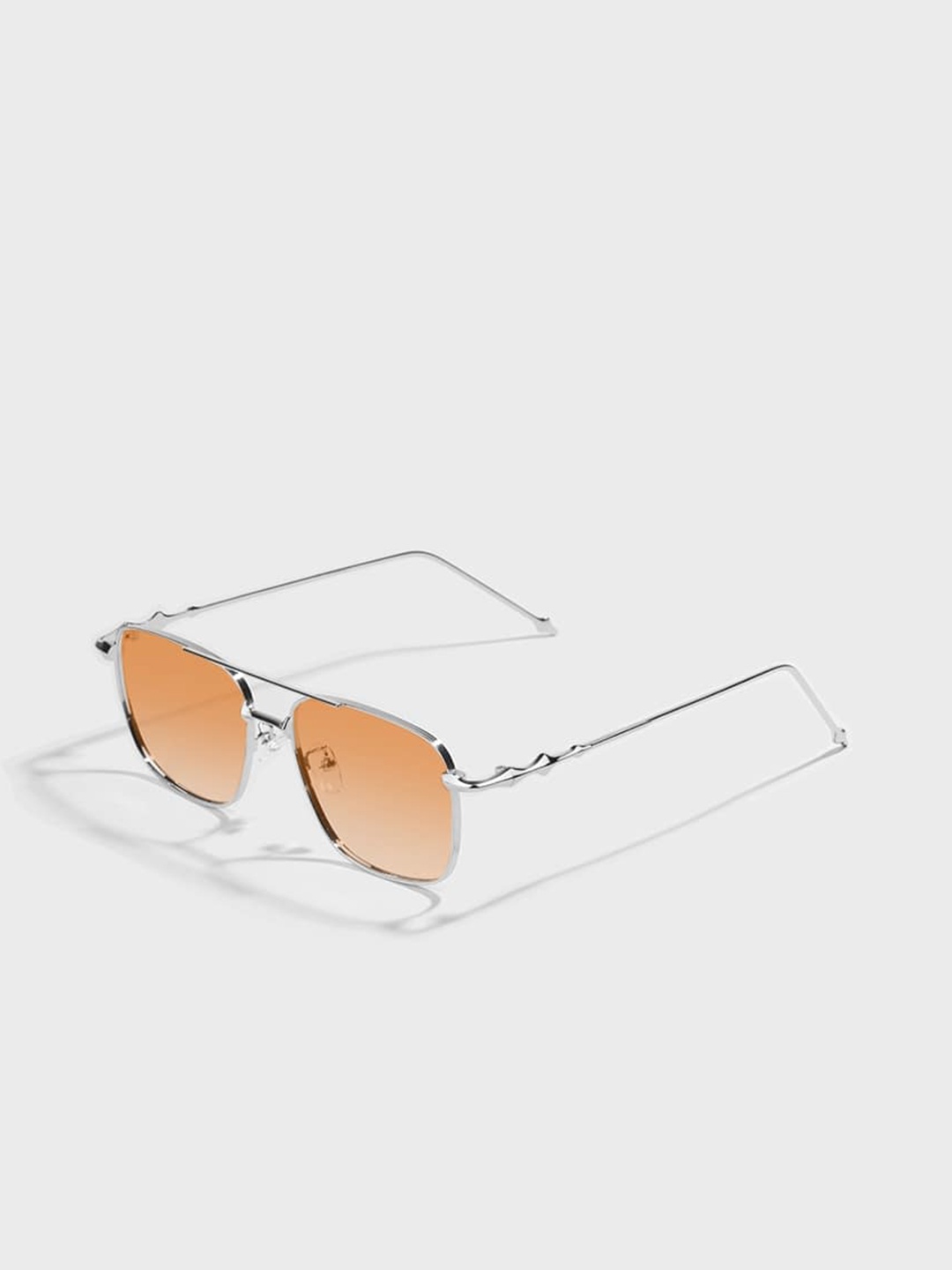 

SAM & MARSHALL Unisex Square Sunglasses with UV Protected Lens BRIAN_CORAL_2799, Orange