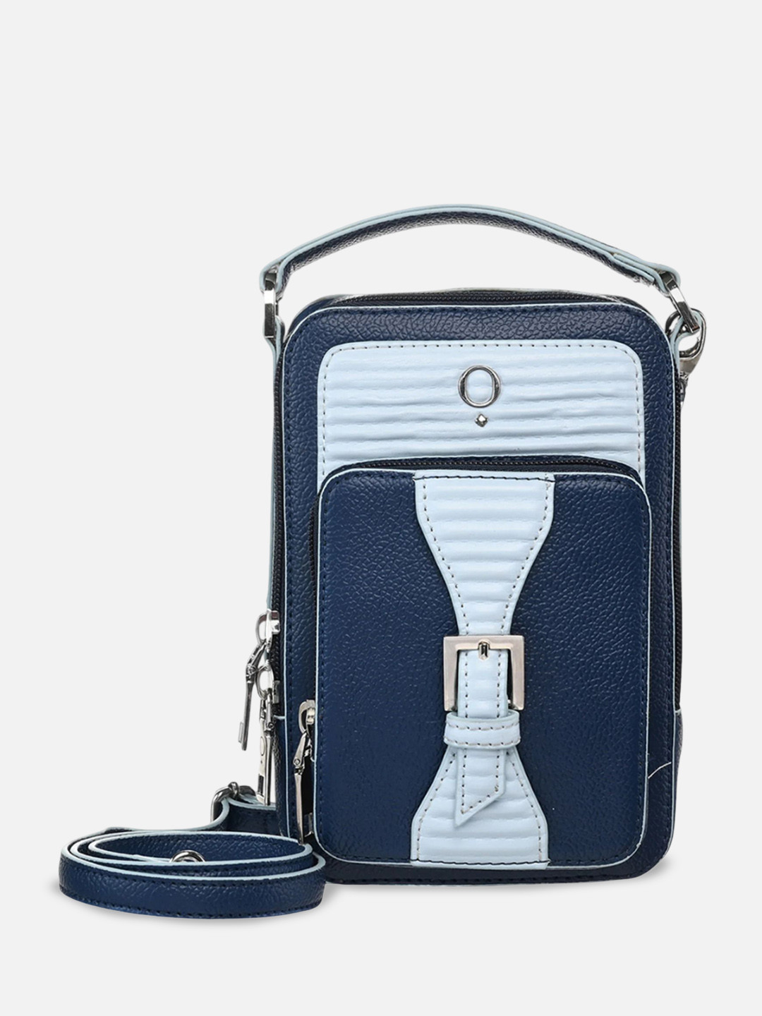 

Monadaa Bucket Shoulder Bag with Quilted, Navy blue