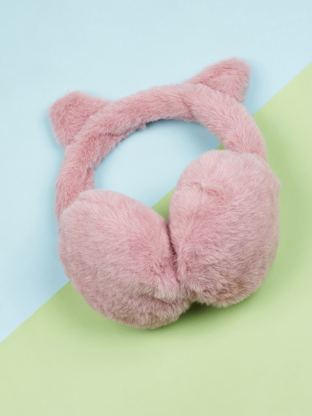 

Forever Glam by Pantaloons Women Knitted Ear Muffs, Pink