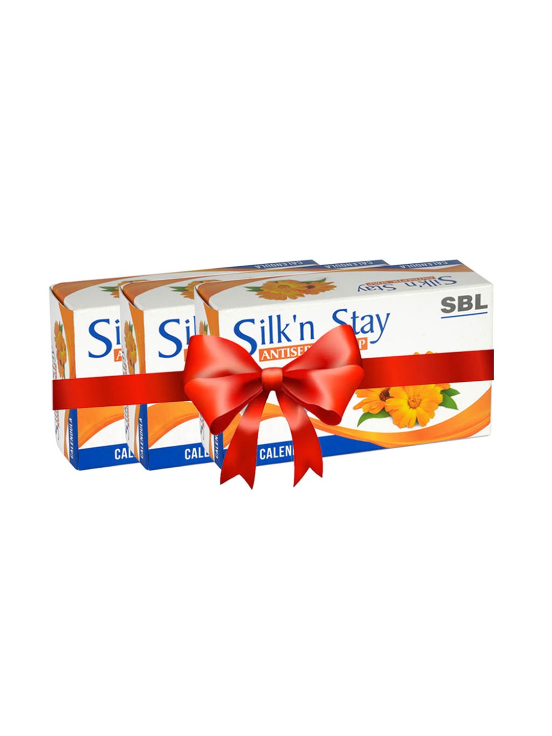 

SBL Set Of 3 Silk N' Stay Antiseptic Soap - 75gm Each, White