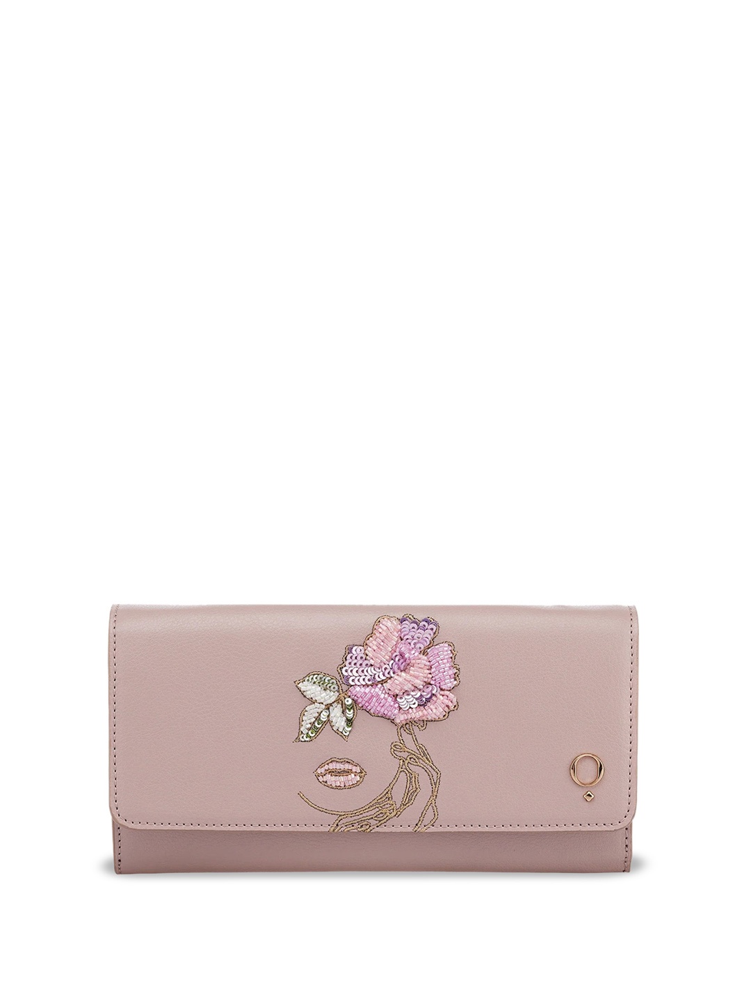 

Monadaa Swagger Handheld Bag with Applique, Pink