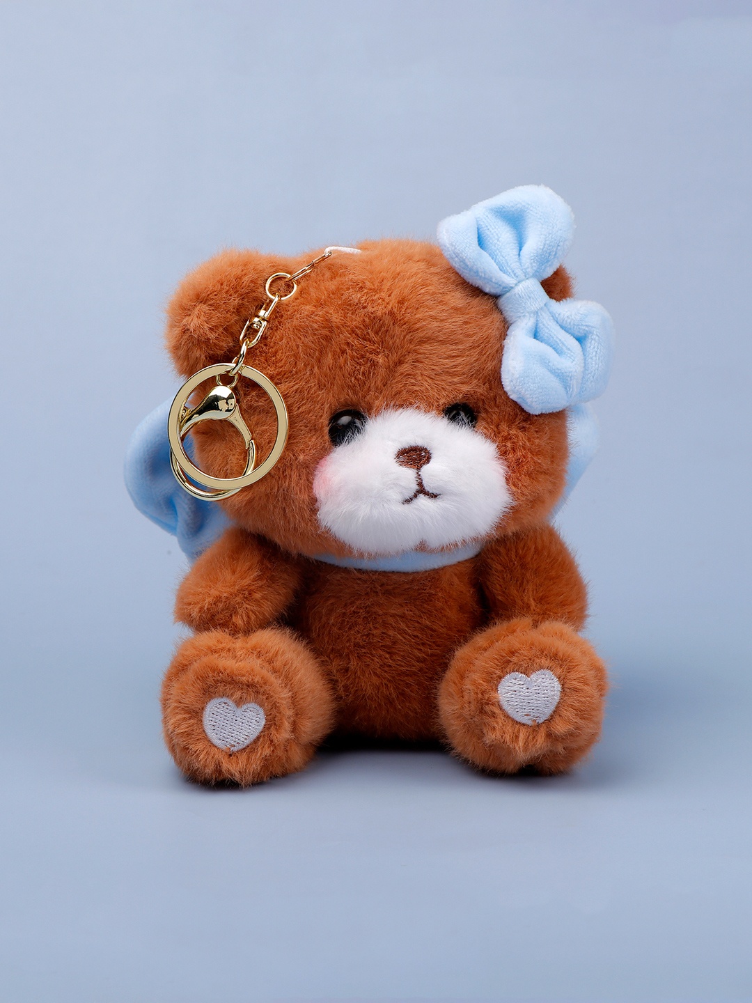

Archies Mini Teddy With Bow Key Chain, Brown
