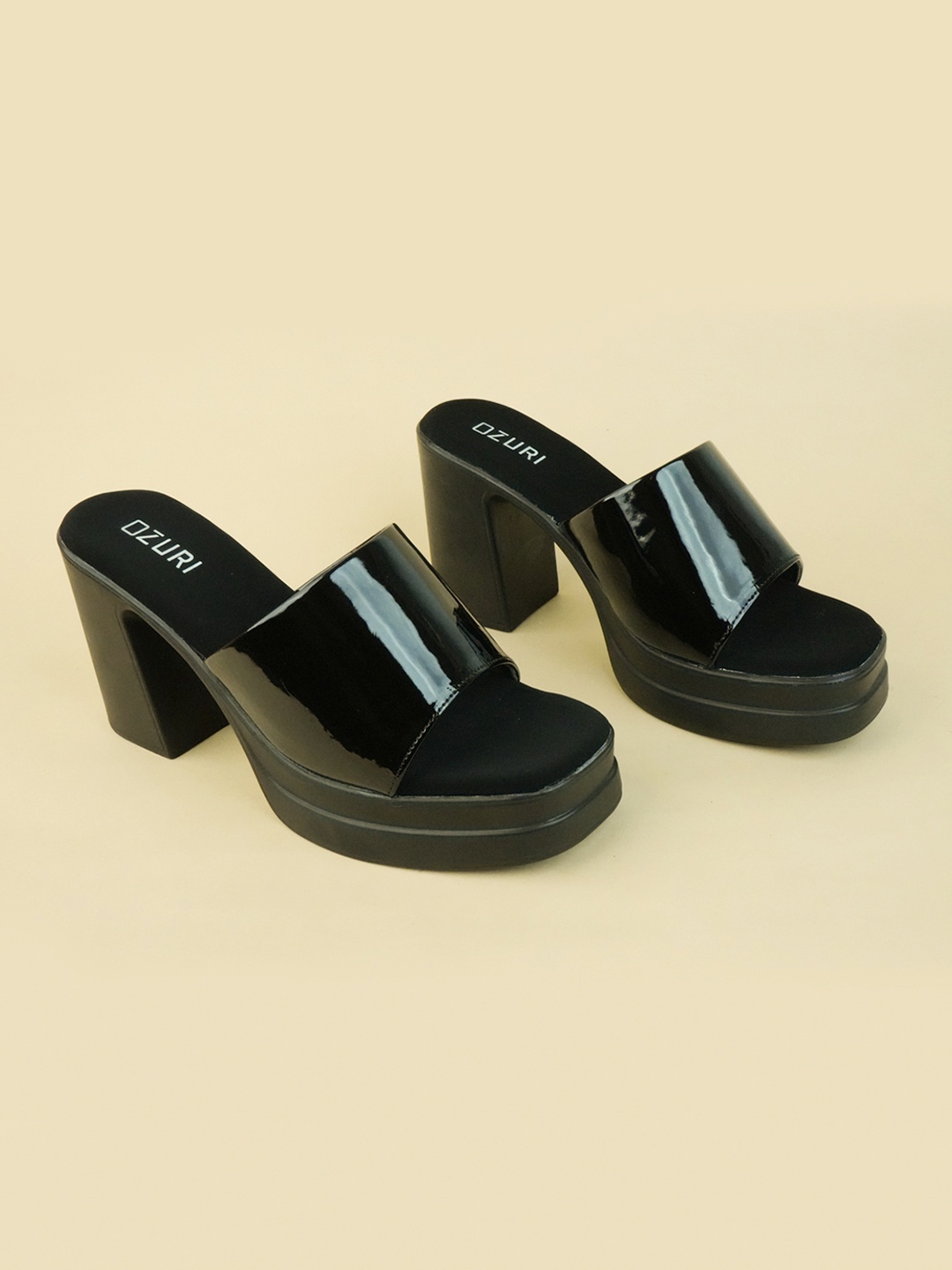 

Ozuri Black Block Heels