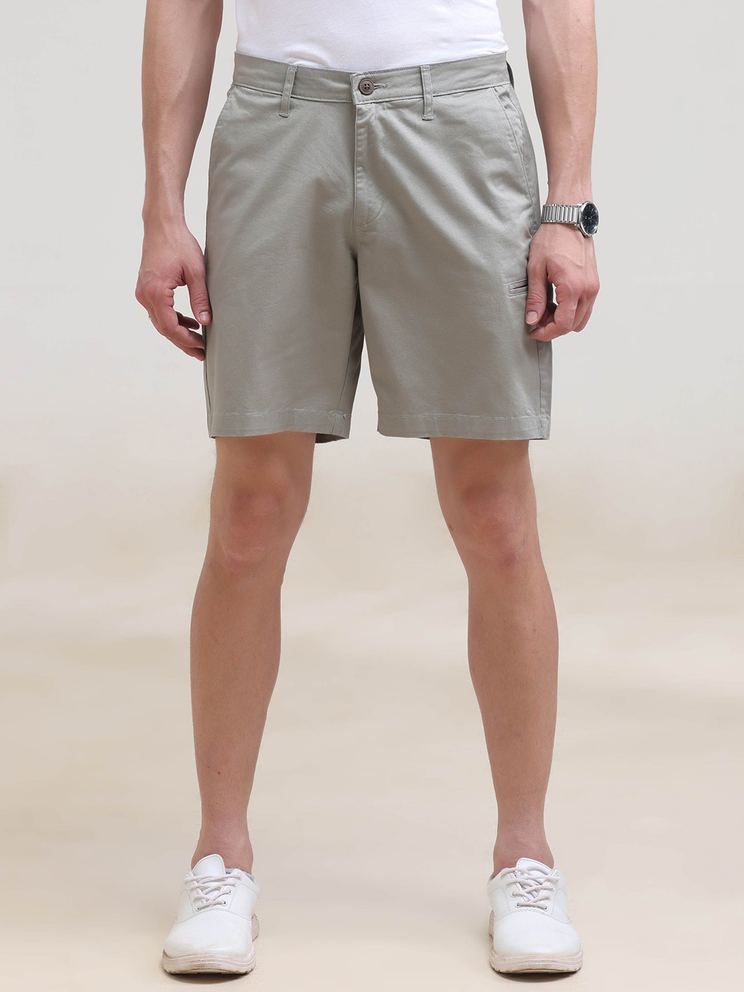 

Grit and Flair Men Shorts, Green