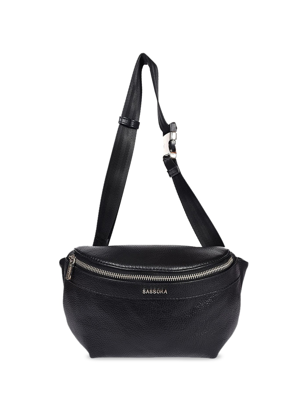 

Sassora Unisex Genuine Leather Soft-Case Waist Pouch, Black