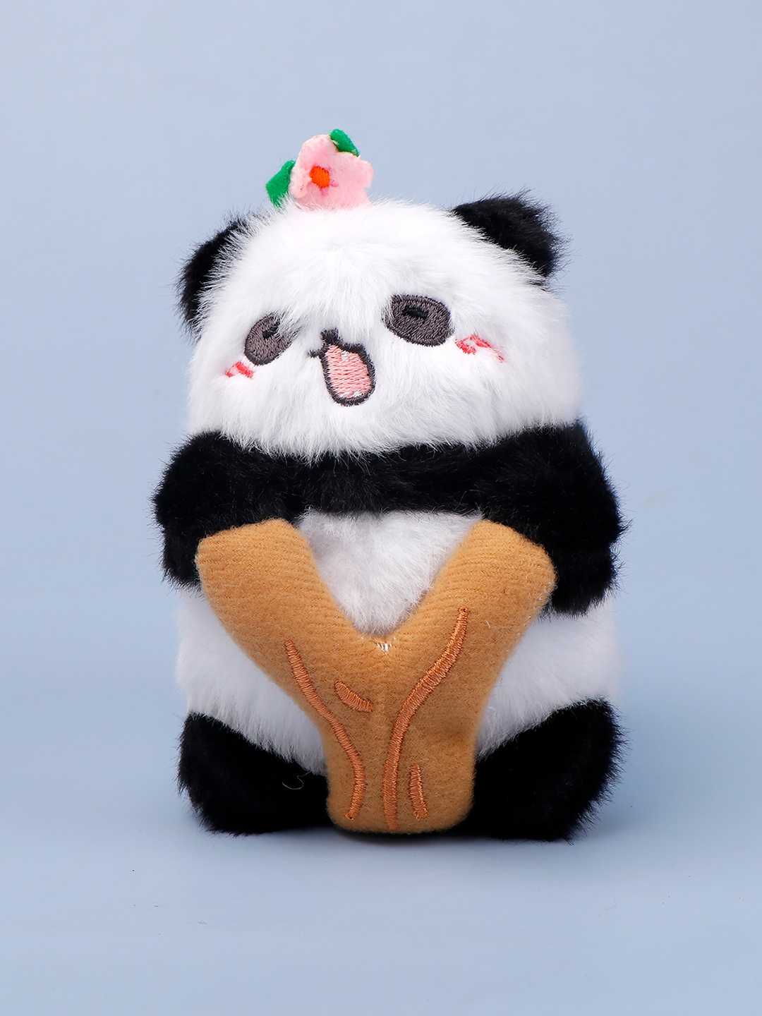 

Archies Baby Panda Plushie Keychain, White