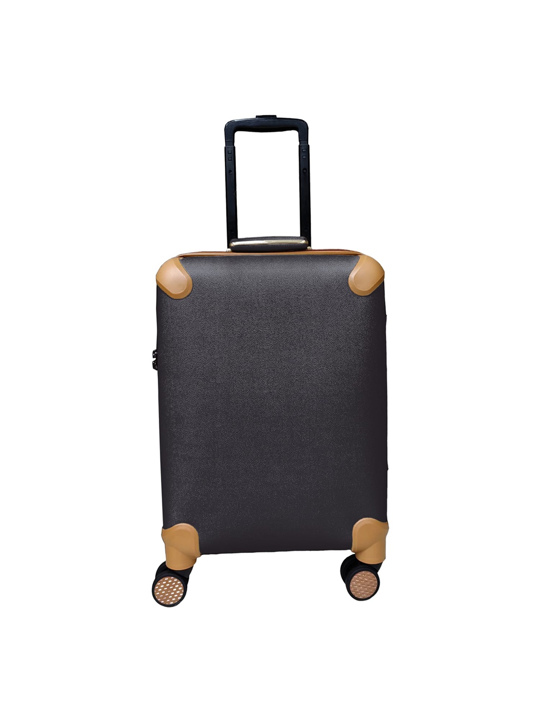 

THE CLOWNFISH Titan Series Hard-Sided Cabin Trolley Bag 56 L, Brown