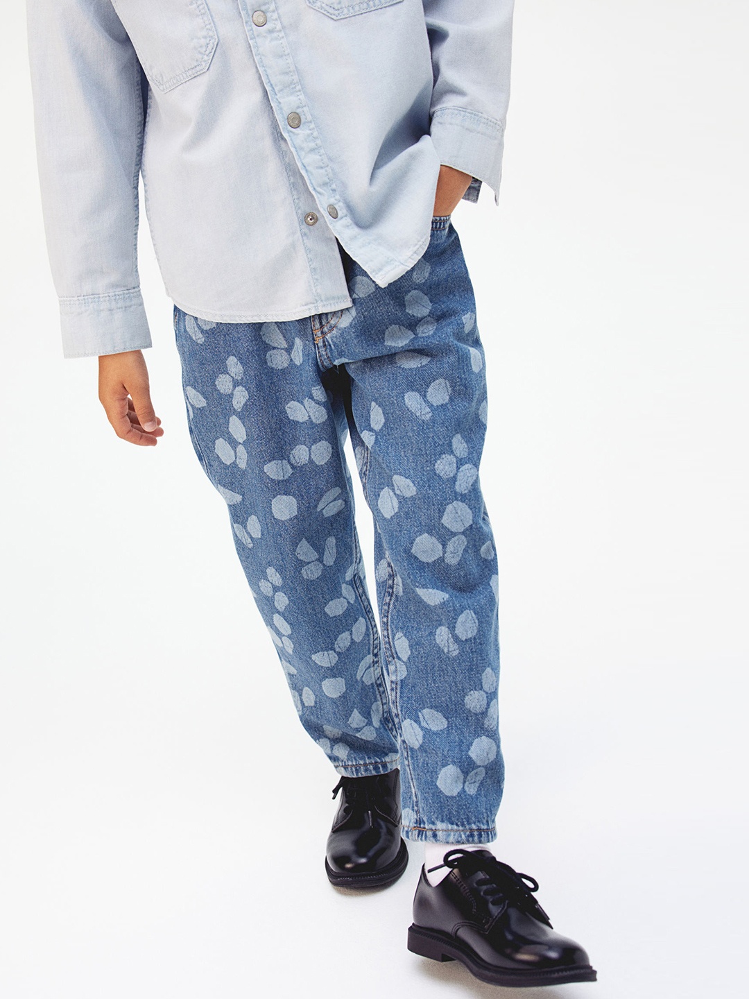 

H&M Boys Loose Fit Jeans, Blue