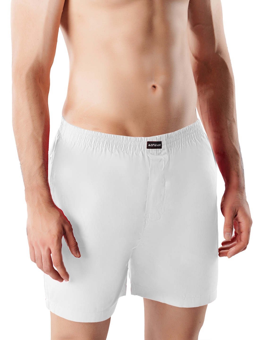 

Crusoe Men Pure Cotton Label-Free Boxers CRU-1017-319, White
