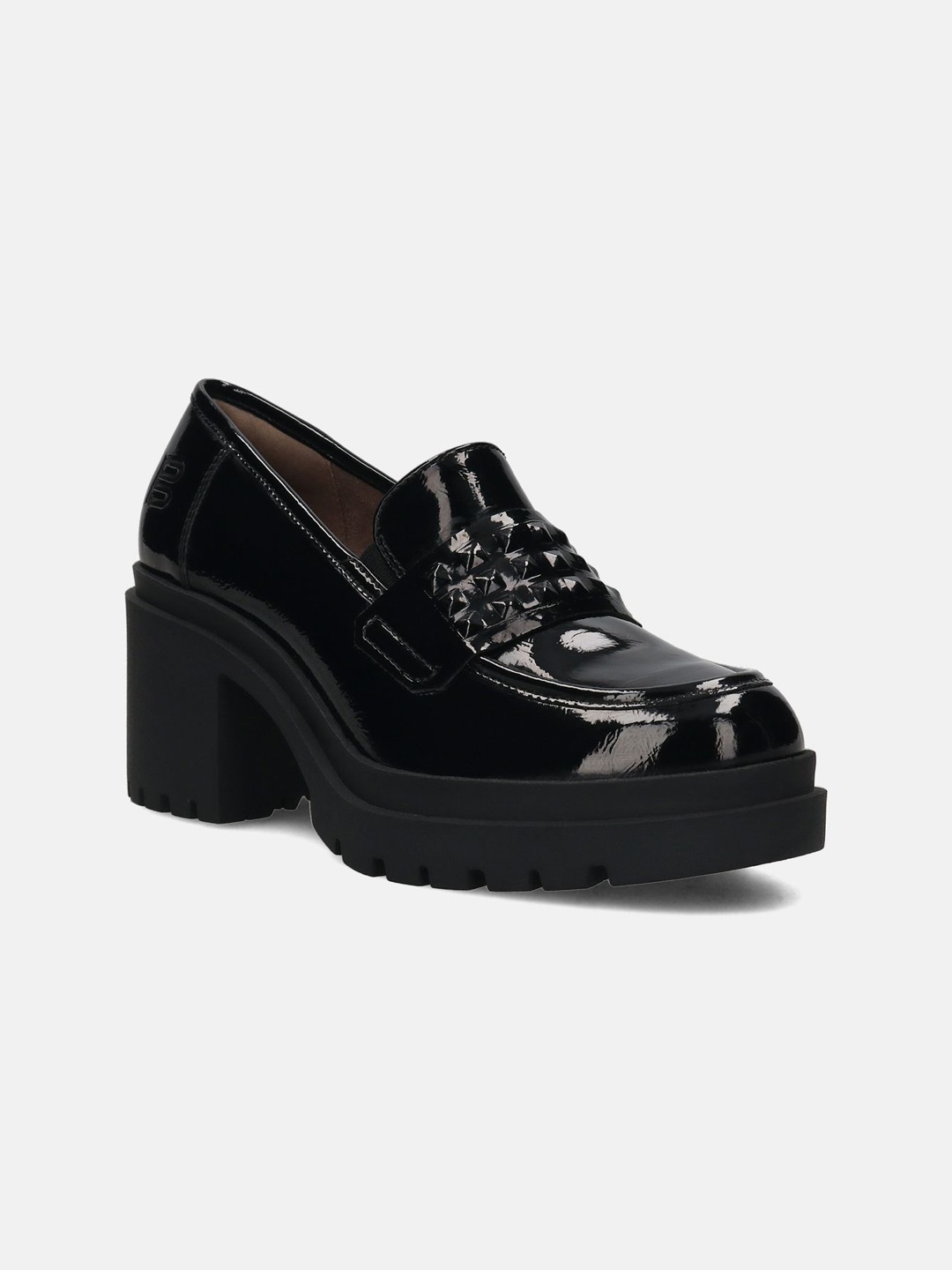 

BAGATT Women Textured Block Pumps, Black