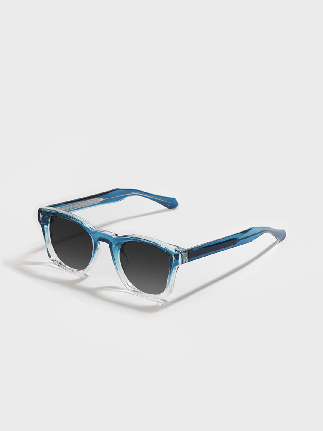

SAM & MARSHALL Unisex Square Sunglasses with UV Protected Lens SAIHA_GRADIENT_2827, Black