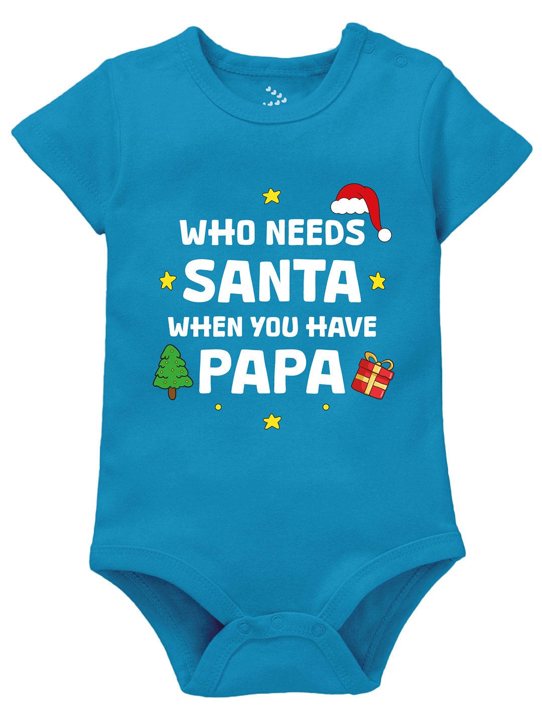 

Zeezeezoo Infants Printed Cotton Bodysuit, Blue