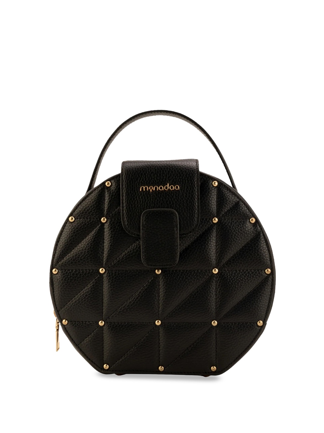 

Monadaa Structured Handheld Bag, Black