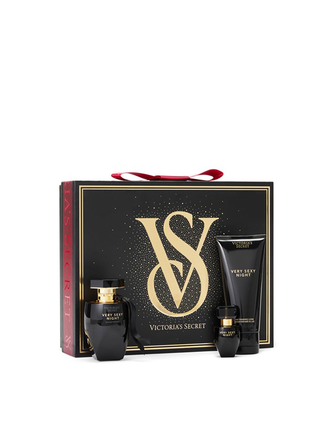 

Victoria's Secret Very Sexy Night Set Of 3 Fragrance Trio Gift Set - 207 ml, Black