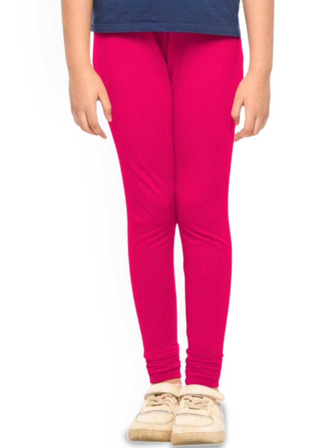 

Tik Tok WEARS Girls Churidar Length Leggings, Pink