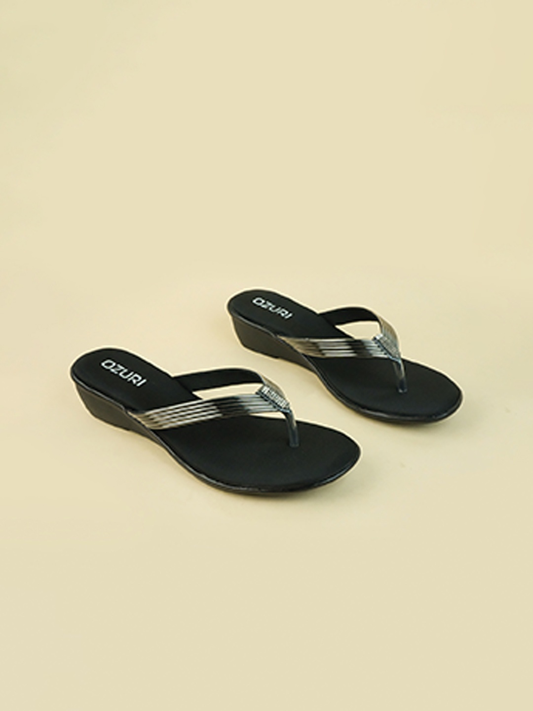 

Ozuri Party Wedge Sandals, Metallic