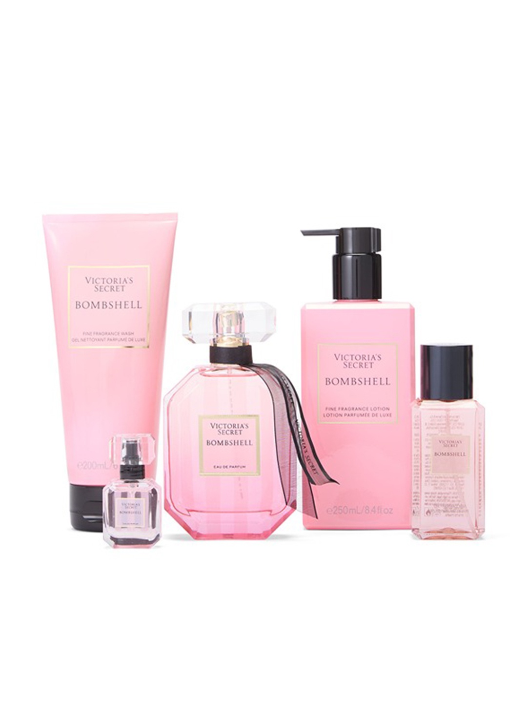 

Victoria's Secret Bombshell Set Of 5 Fragrance Gift Set - 507 ml, Pink