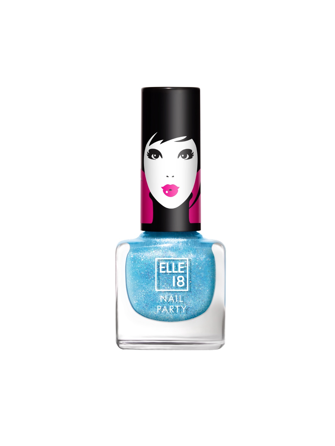 

ELLE 18 Nail Party Glittery Smooth Finish Nail Polish - 5ml - G2, Blue