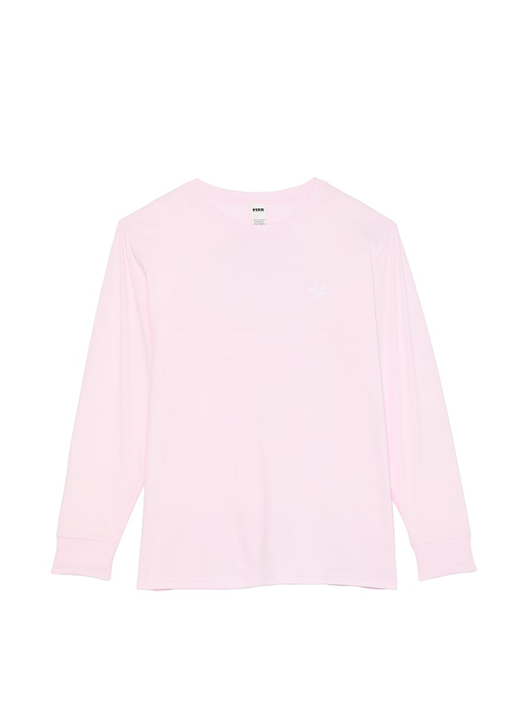 

Victoria's Secret Women Typography Printed Round Neck Cotton T-shirt, Pink