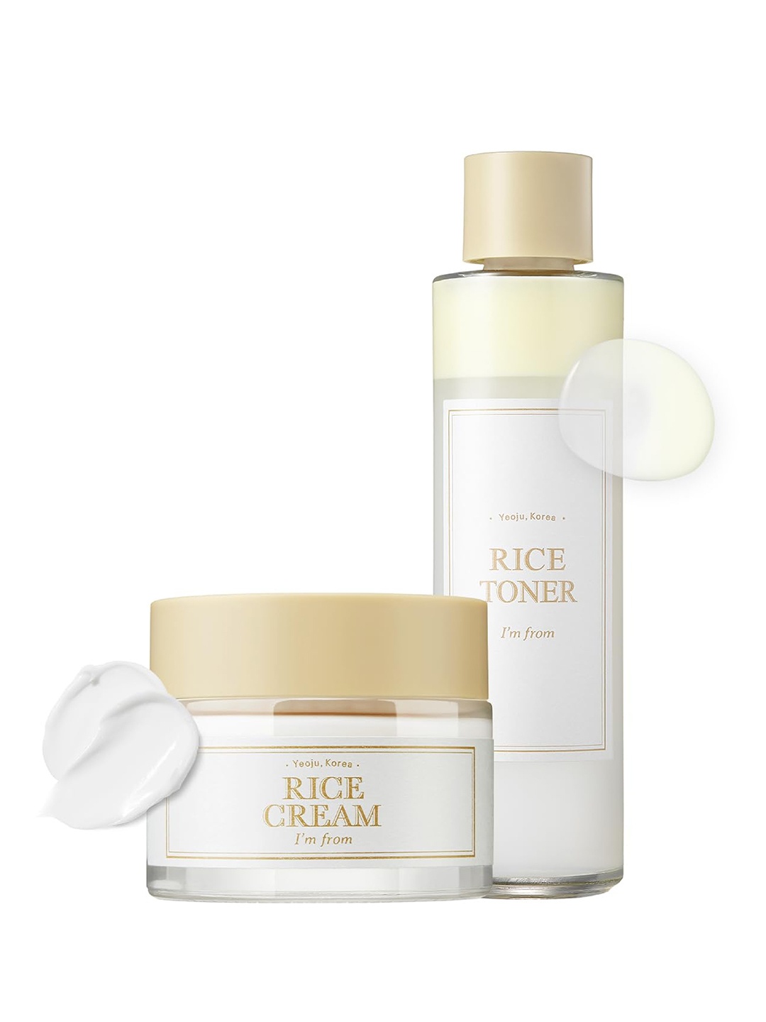 

I'm from Rice Toner Cream Set, White