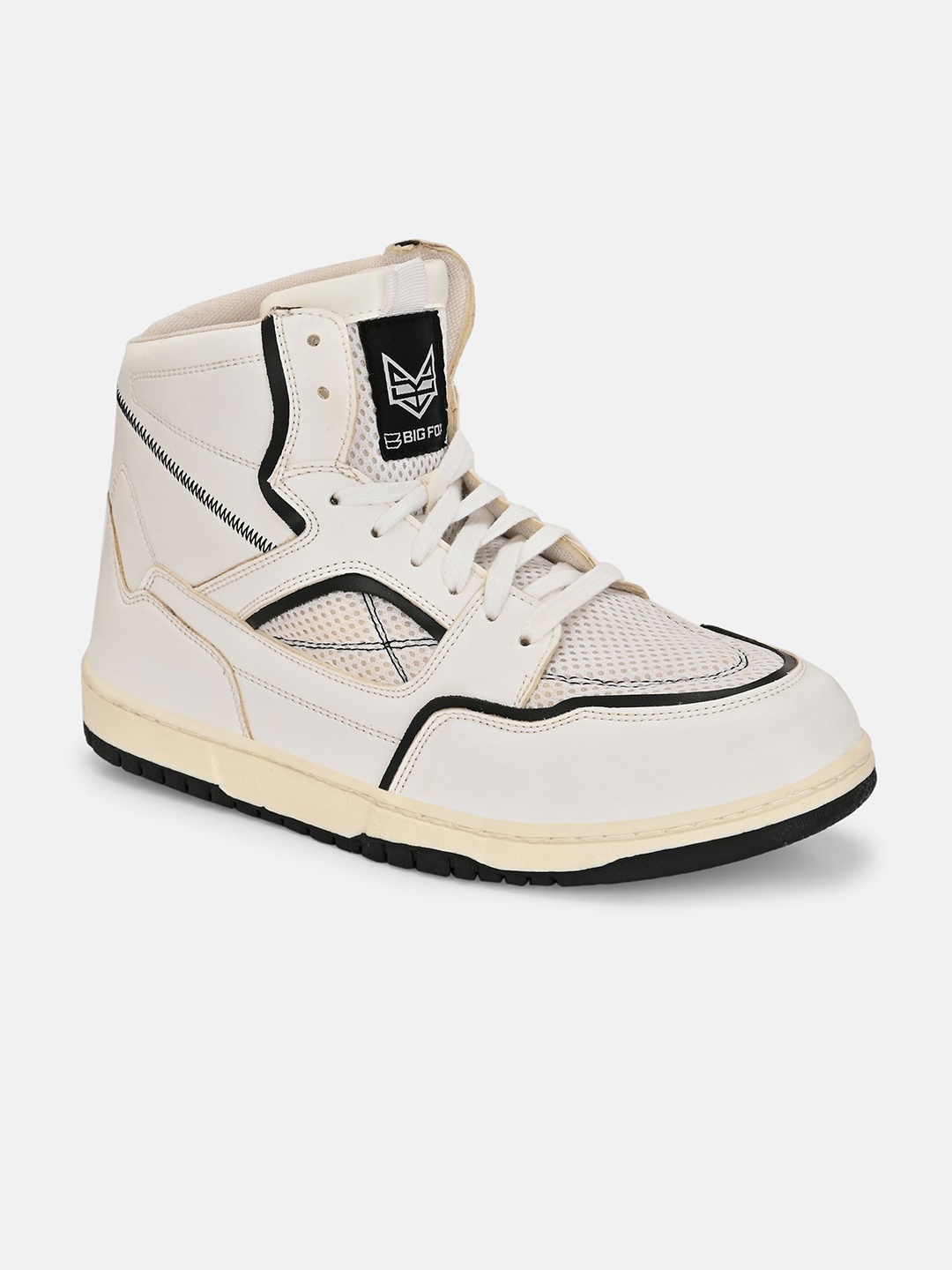 

Big Fox Men Printed Lace - Ups Sneakers, White