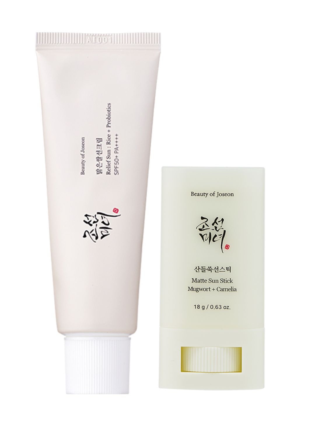 

Beauty of Joseon All Day Sun Duo - Relief Sun & Matte Sun Stick, Cream