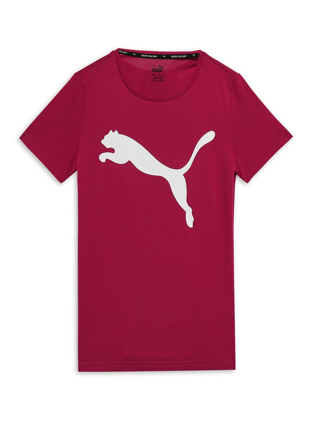 

Puma Kids Girls Printed T-Shirt, Magenta
