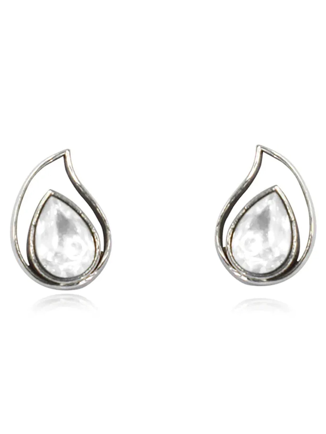 

Unniyarcha 92.5 Silver Contemporary Studs Earrings