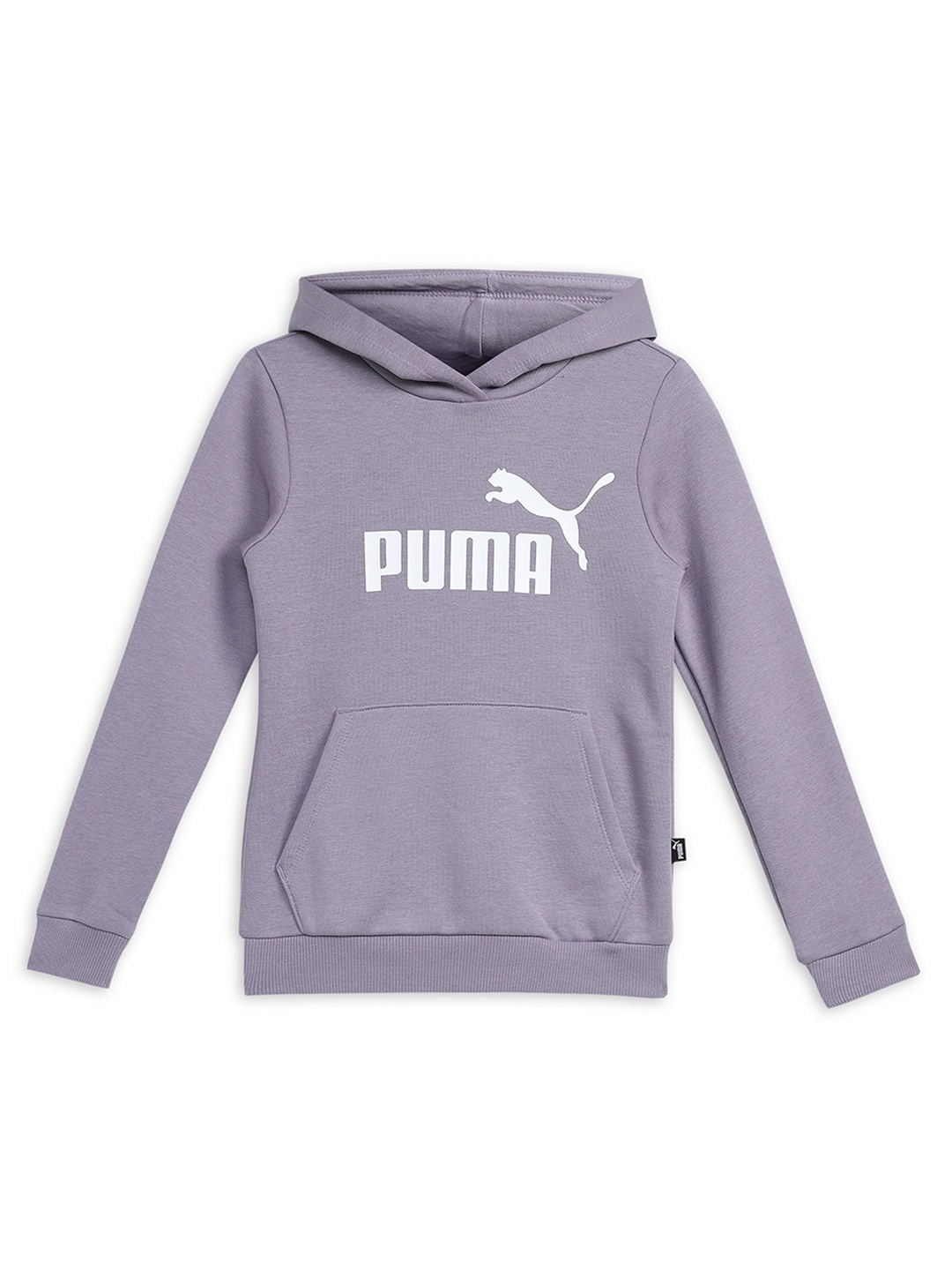 

Puma Girls Brand Logo Printed Hooded Sweatshirt, Purple