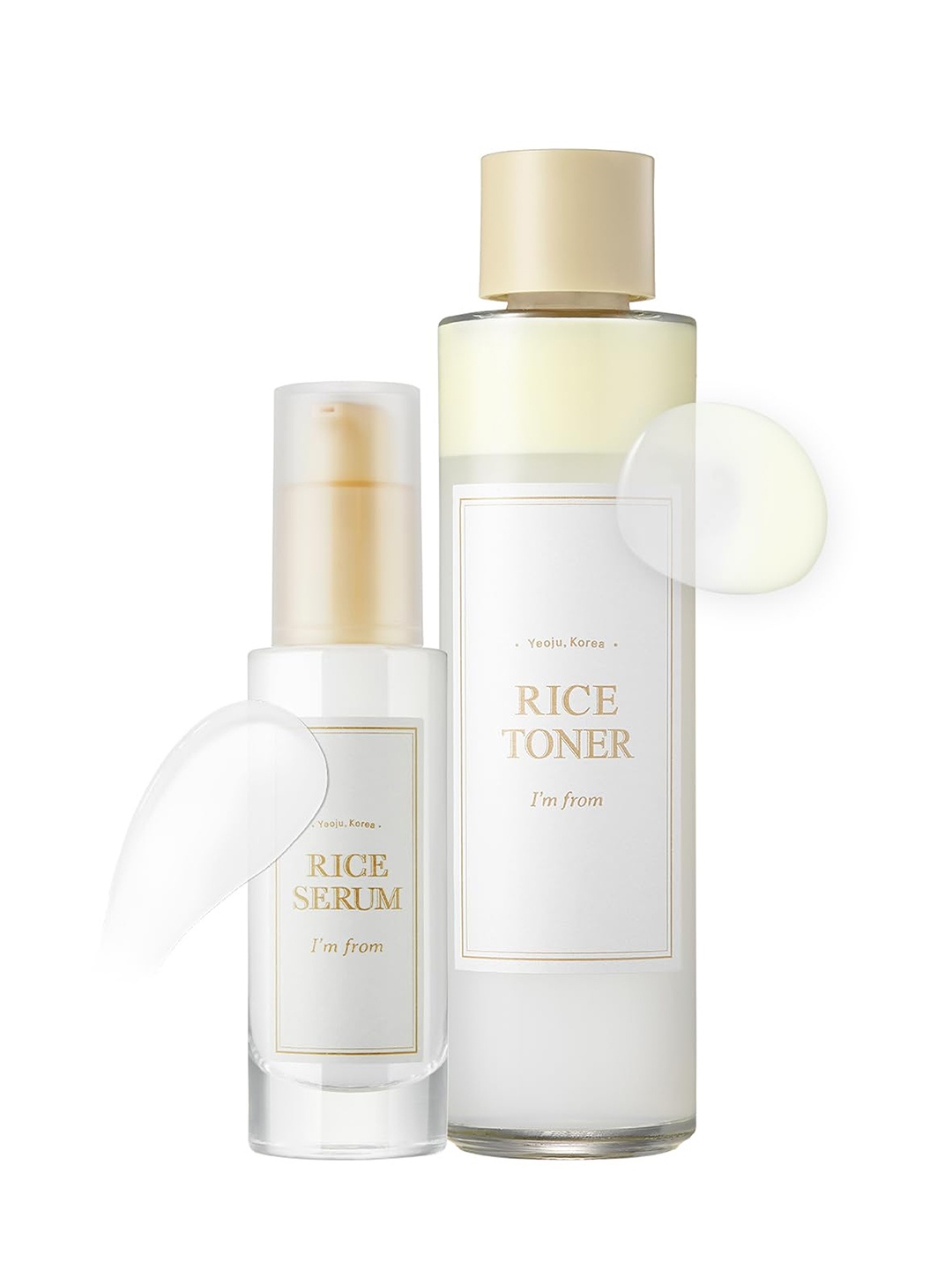 

I'm from Rice Toner Serum Set, White