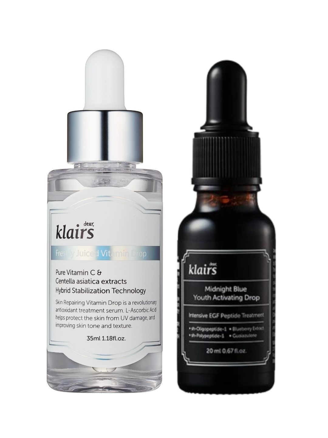 

dear klairs Youthful Recovery Drop Set, Black