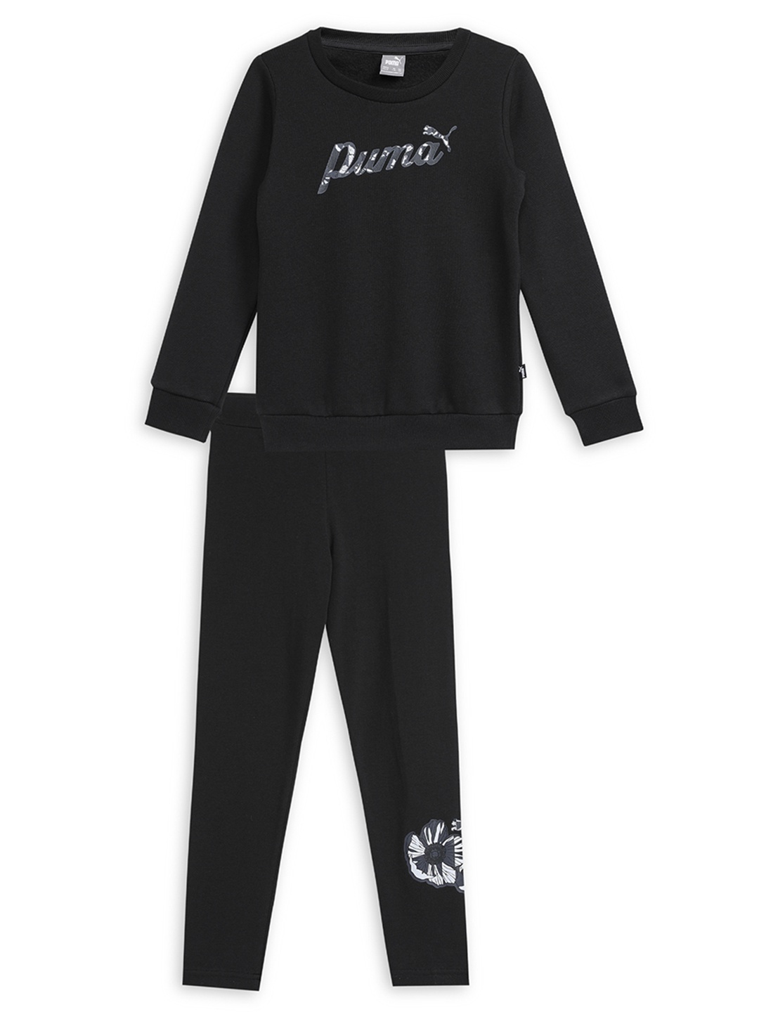 

Puma Girls CLASS ACT warmCELL Sweatshirt with Leggings, Black