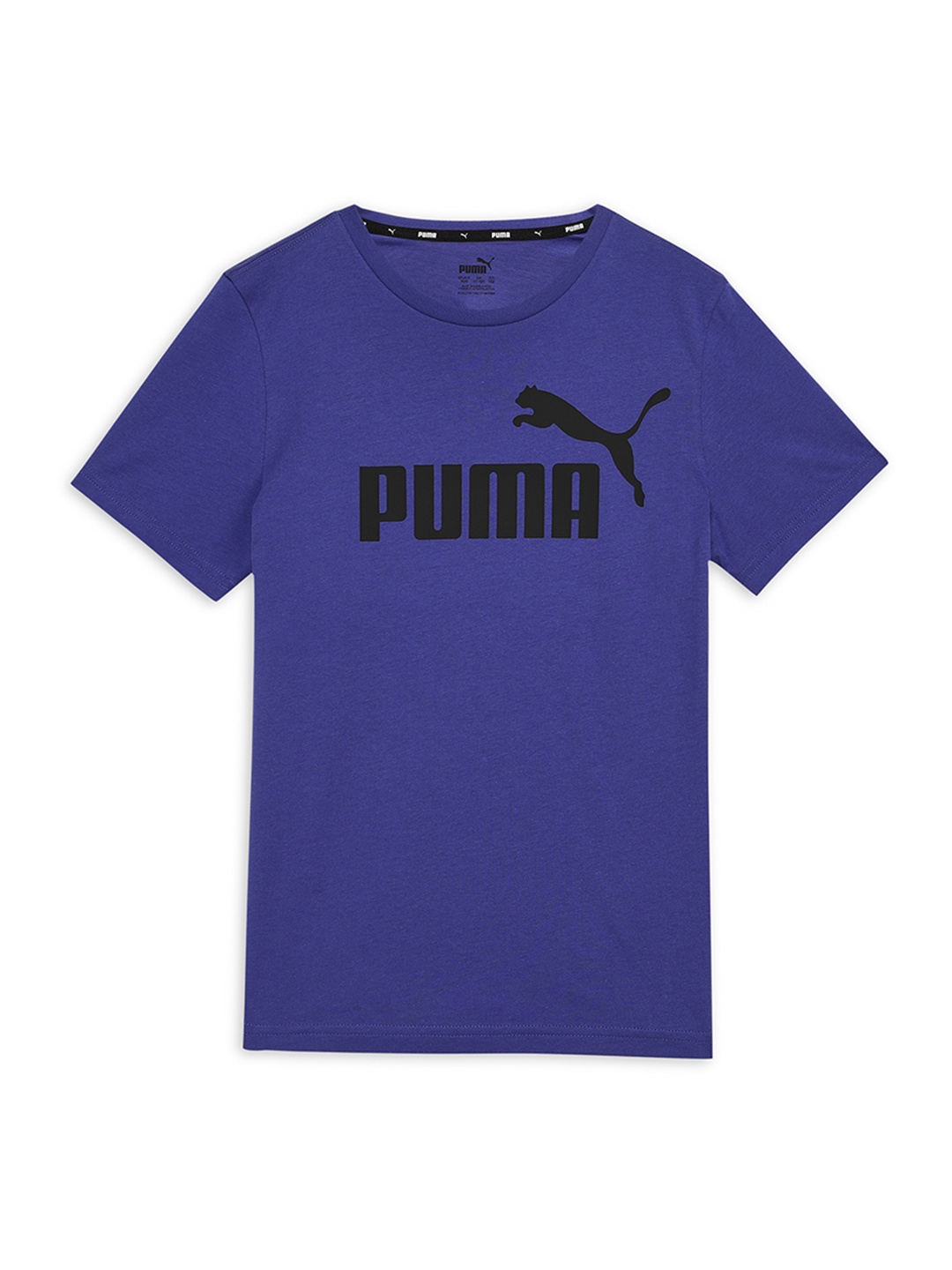 

Puma Kids Boys Printed Pure Cotton T-Shirt, Blue