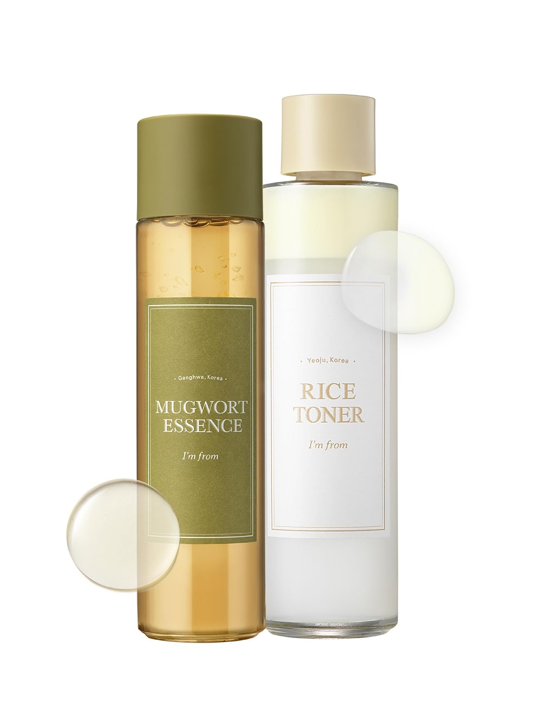 

I'm from Rice Mugwort Toner Set, Transparent