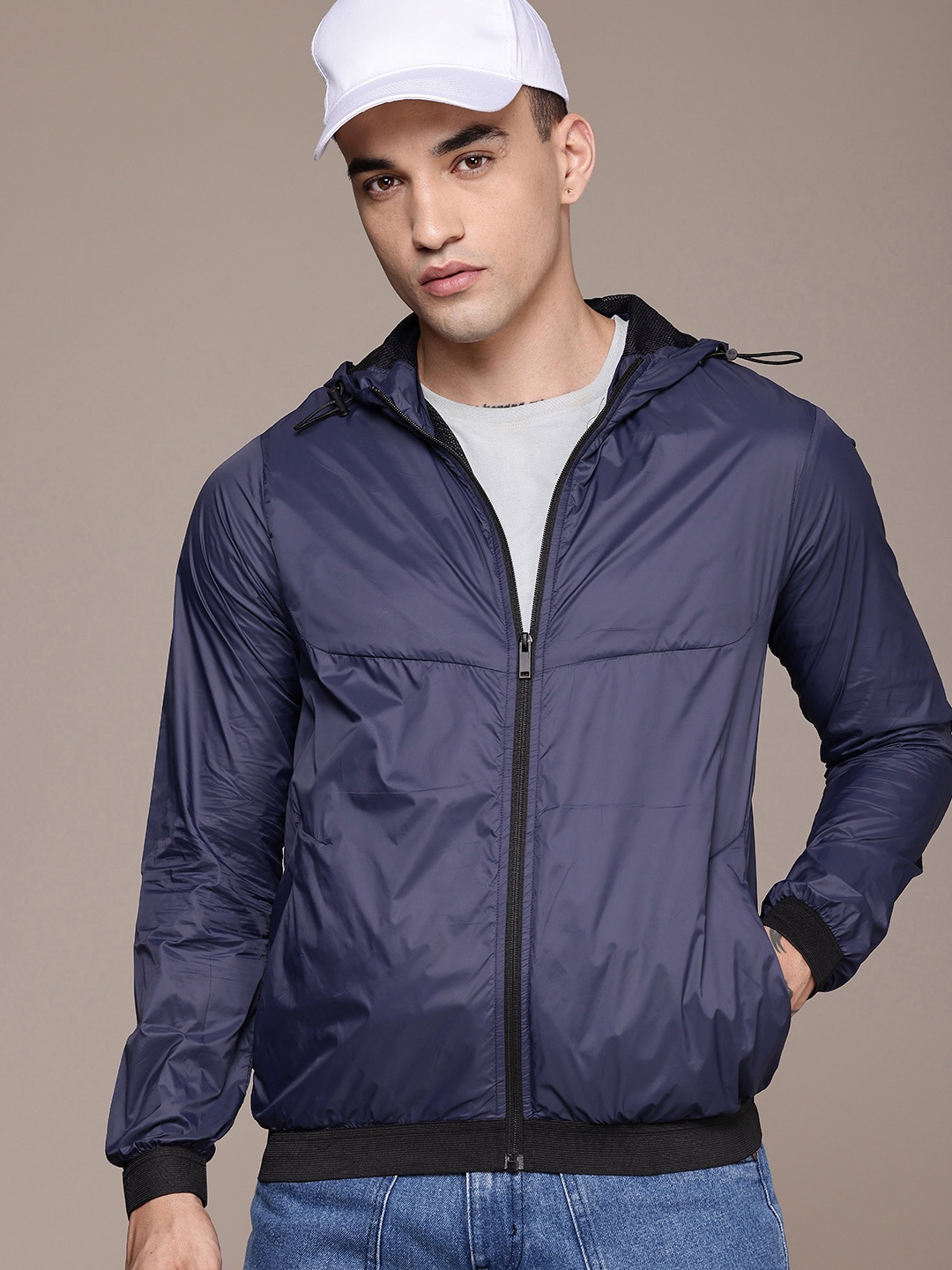 

The Roadster Life Co. Hooded Tailored Jacket, Blue