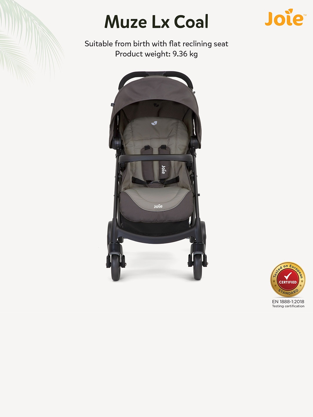 

Joie Kids Travel System Muze Lx Stroller, Grey