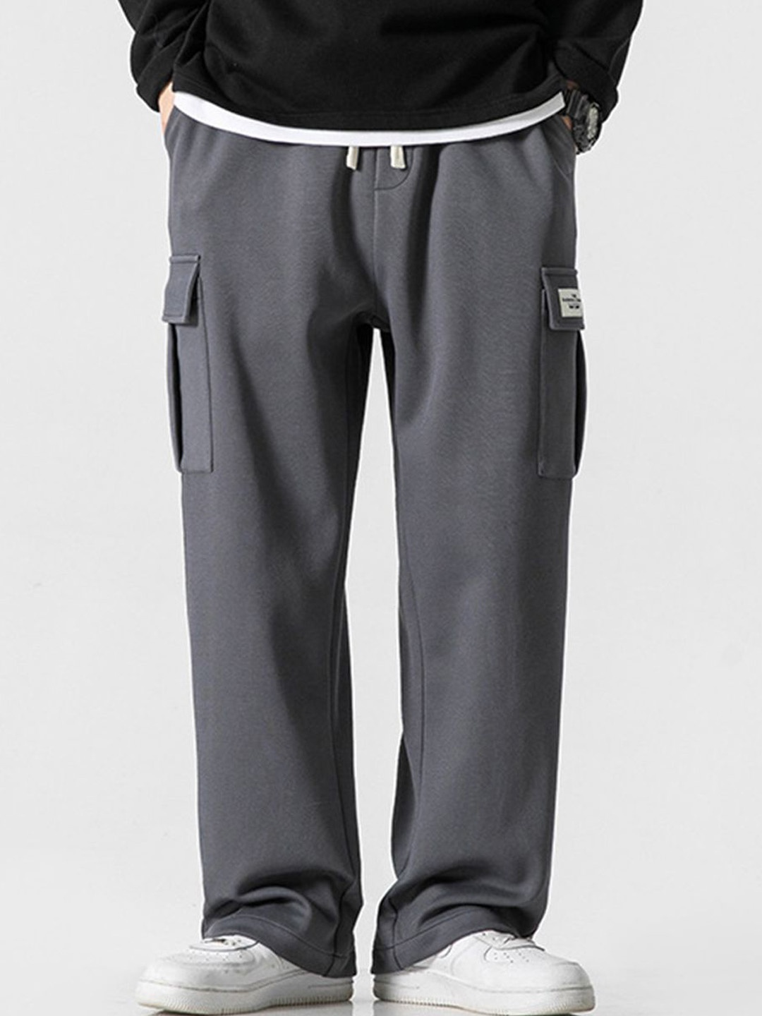 

StyleCast Men Straight-Fit Track Pants, Grey