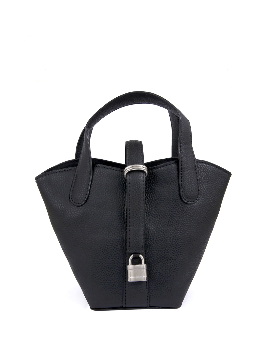 

Filauri Women Textured Bucket Sling Bag, Black
